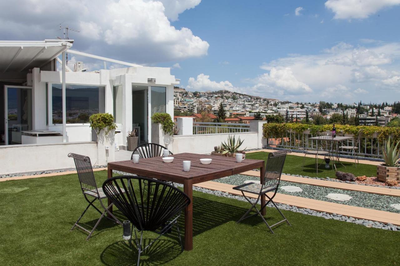 雅典Gorgeous Penthouse With Private Jacuzzi And Amazing View!公寓 外观 照片